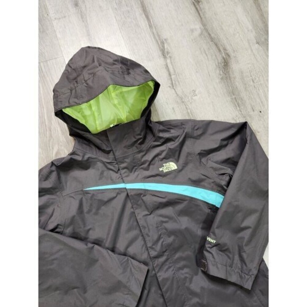 The North Face Dryvent Girls Large 14-16 Rain Jacket Hooded - Picture 3 of 6